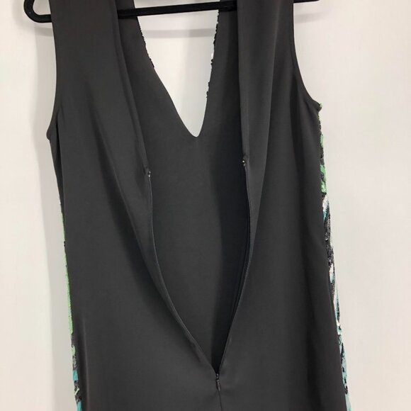 Marciano Animalesque Glow Sequin Cutout Halter Neck V-neck Mini Dress size  XS - Picture 9 of 16